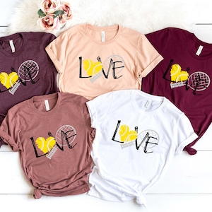 Love Tennis Shirts, Sports Mom Shirt, Tennis Love Unisex Shirt, Tennis Lover Shirt, Valentines Day Gift For Him, Game Day shirt