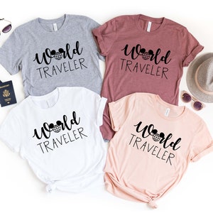 World Traveler Shirt, World Traveler Family Trip T-shirt, Traveler Unisex T-shirts, World Traveler Hoodies, World Traveler Sweatshirt