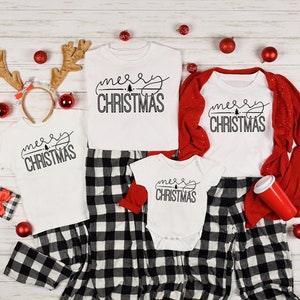 Merry Christmas Shirt, Christmas shirt, Christmas Family Shirt, Christmas Gift, , Matching Shirt, Merry And Bright Shirt