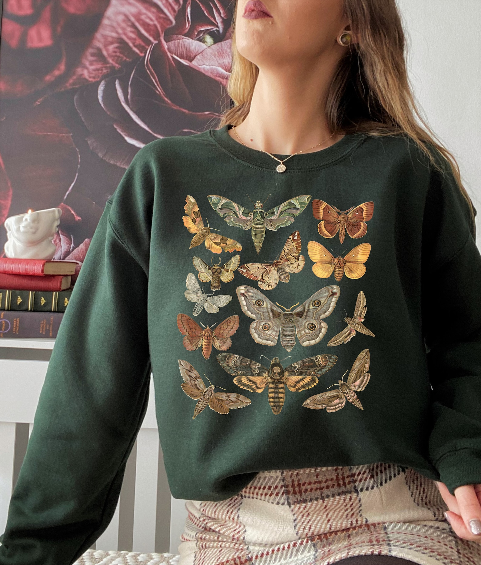 Moth Shirt Cottagecore Shirt Bug Shirt Aesthetic Tshirt - Etsy