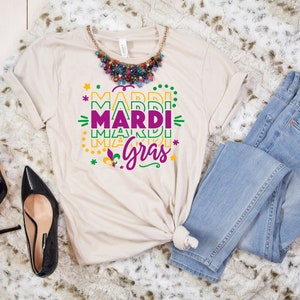 Mardi Gras Shirt, Saints Shirt, Fat Tuesday Shirt, Flower de luce Shirt, Louisiana Shirt, Saints New Orleans Shirt, Mardi Gras Day Shirt