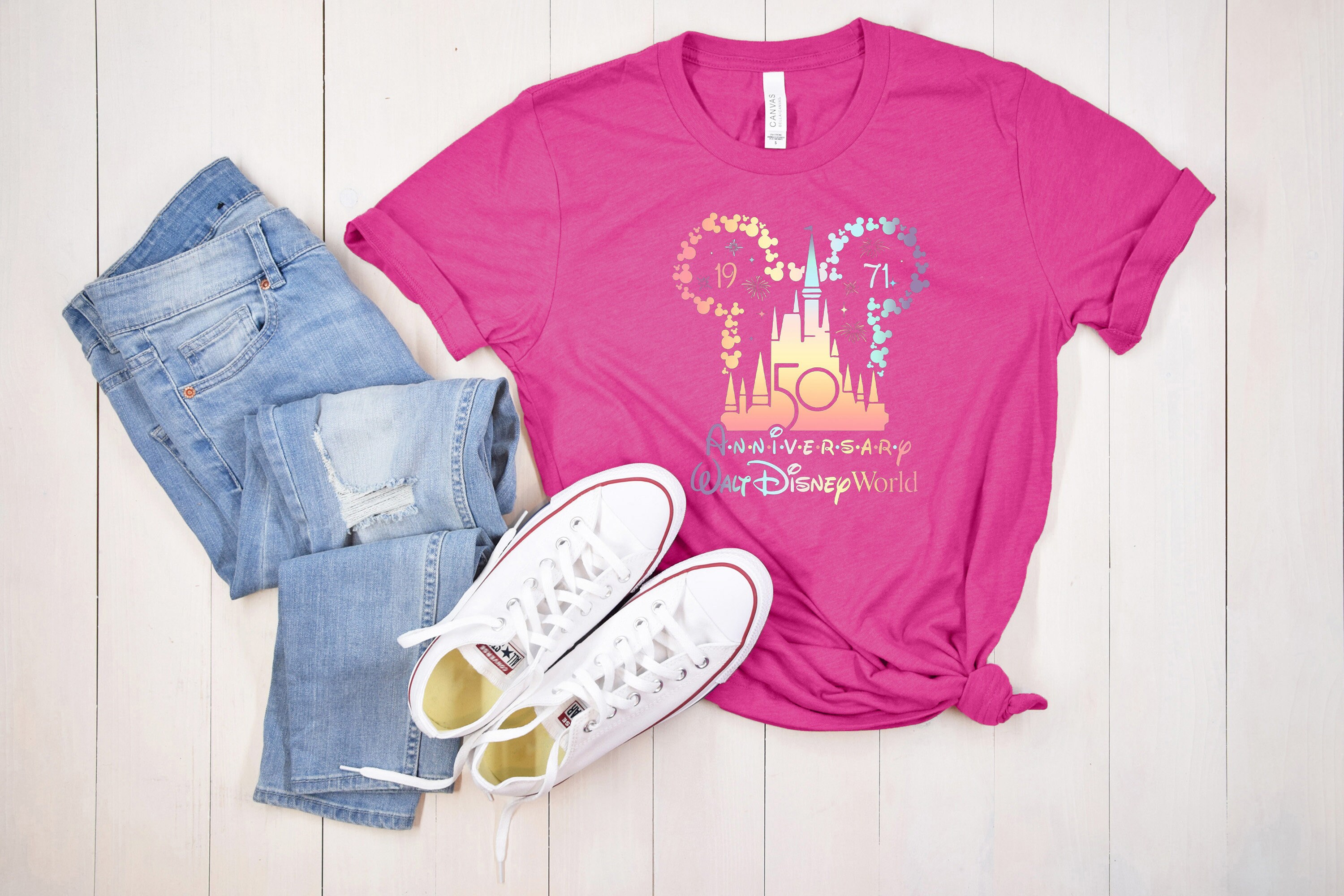 Discover Ears World 50th Anniversary shirt, Magic Kingdom Shirt, Castle Shirts