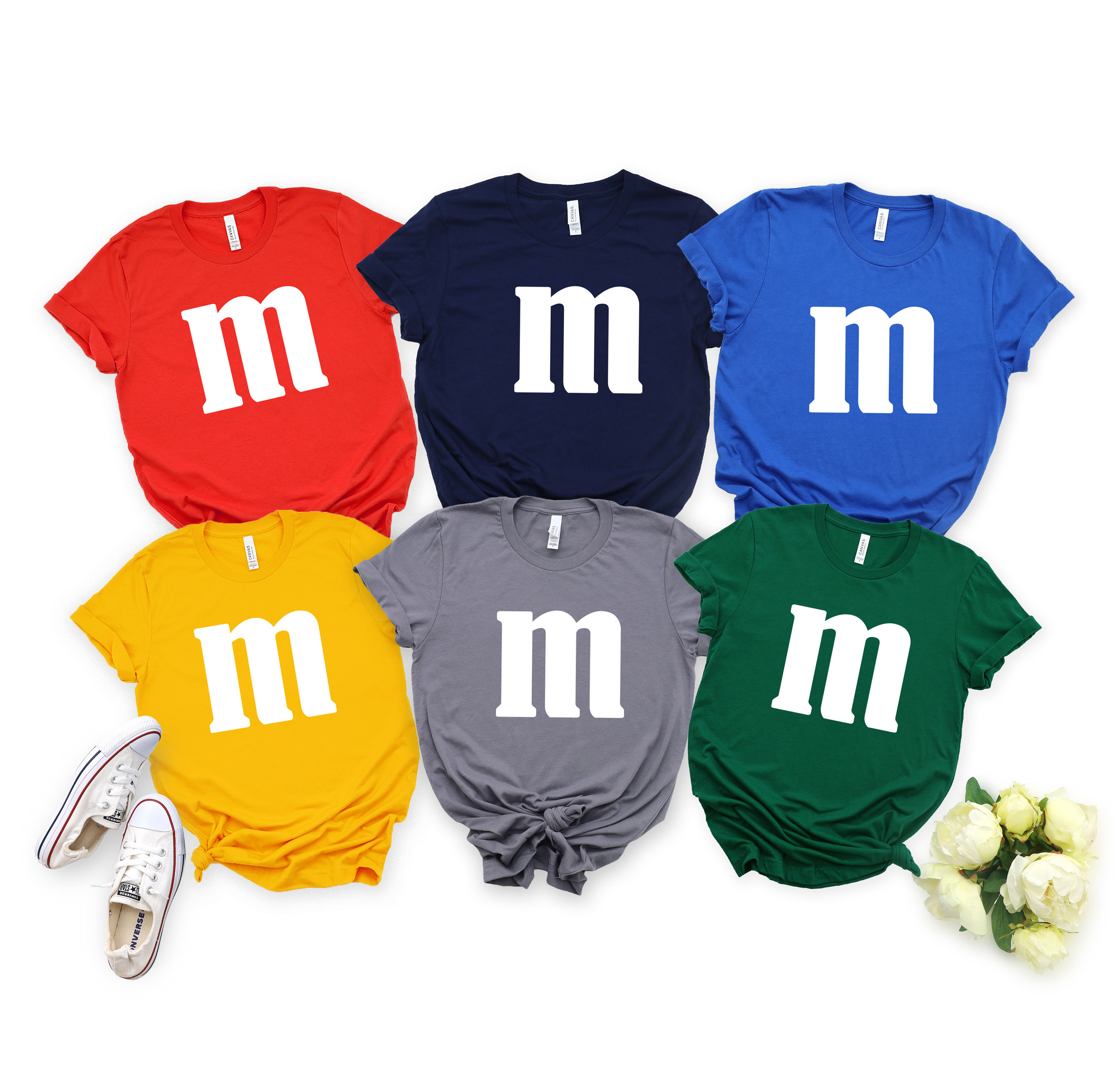 M & M Shirt Matching Costume Shirt M and M Shirt Halloween Etsy
