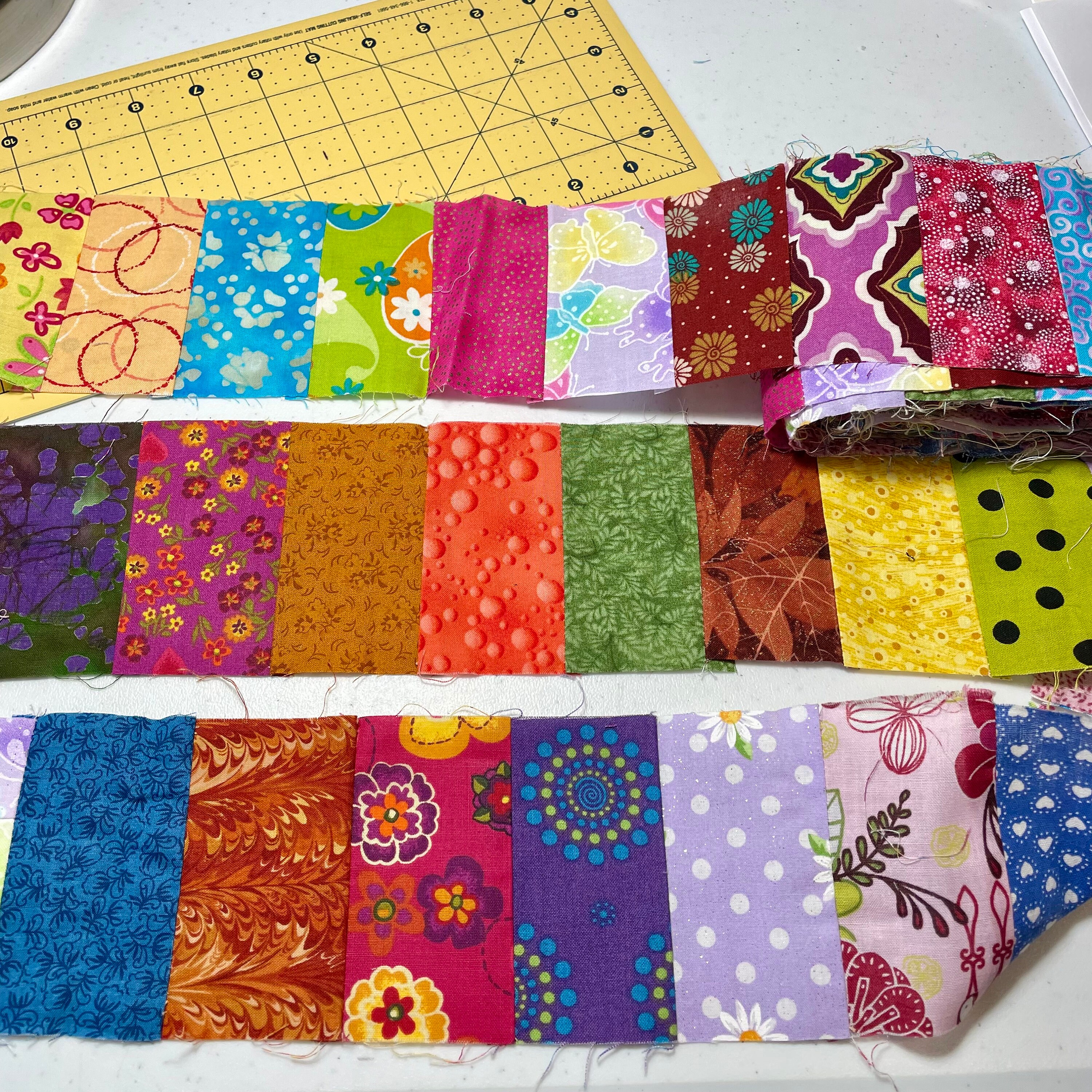 Scrappy Quilt Border Binding - 12 yards - Quilt in a Day - Jelly Roll- Free Shipping!