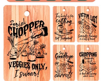 Sarcastic Cutting Board SVG Bundle: Funny Kitchen Art (Digital Download)