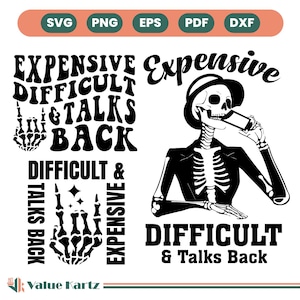 Caro, difícil e responde Svg, Caro e difícil Svg, Caro e difícil PNG, Svg moderno, PNG moderno, Svg, PNG, cricut.