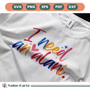 i need an alani svg, i need an alani png, alani png, summer svg, vintage design, cricut cut, sublination.