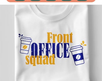 フロント オフィス チーム SVG PNG、フロント オフィス SVG、オフィス チーム SVG、学校秘書 SVG、オフィス チーム SVG、秘書 SVG、同僚 SVG、cricut。