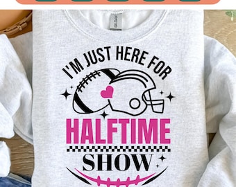 Halftime Show Football SVG, PNG, Sports Team Design (Digital Download)