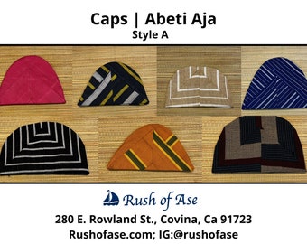 Caps | Abeti Aja | Yoruba Cap Style A