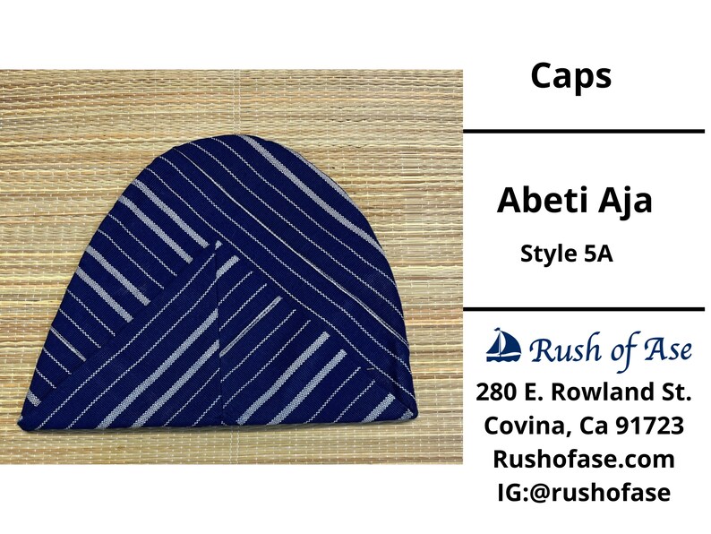 Caps | Abeti Aja | Yoruba Cap Style A