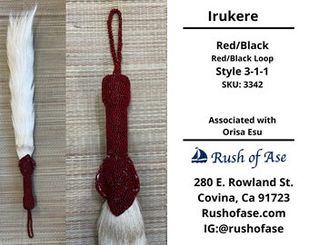 Irukere Big | Horsetail-fly-whisk | cow tail -fly-whisk  | Sheep Wool fly-whisk