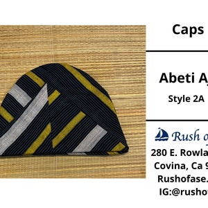 Caps | Abeti Aja | Yoruba Cap Style A