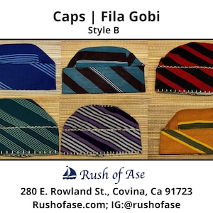 Caps | Fila Gobi | Yoruba Caps Style B