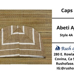 Caps | Abeti Aja | Yoruba Cap Style A