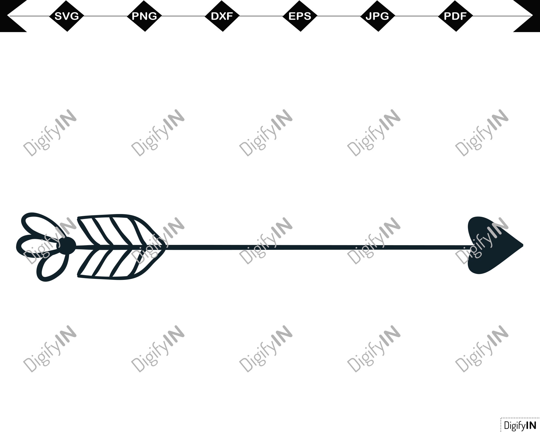 Flecha svg líneas de flecha svg flecha svg flecha cortada | Etsy México