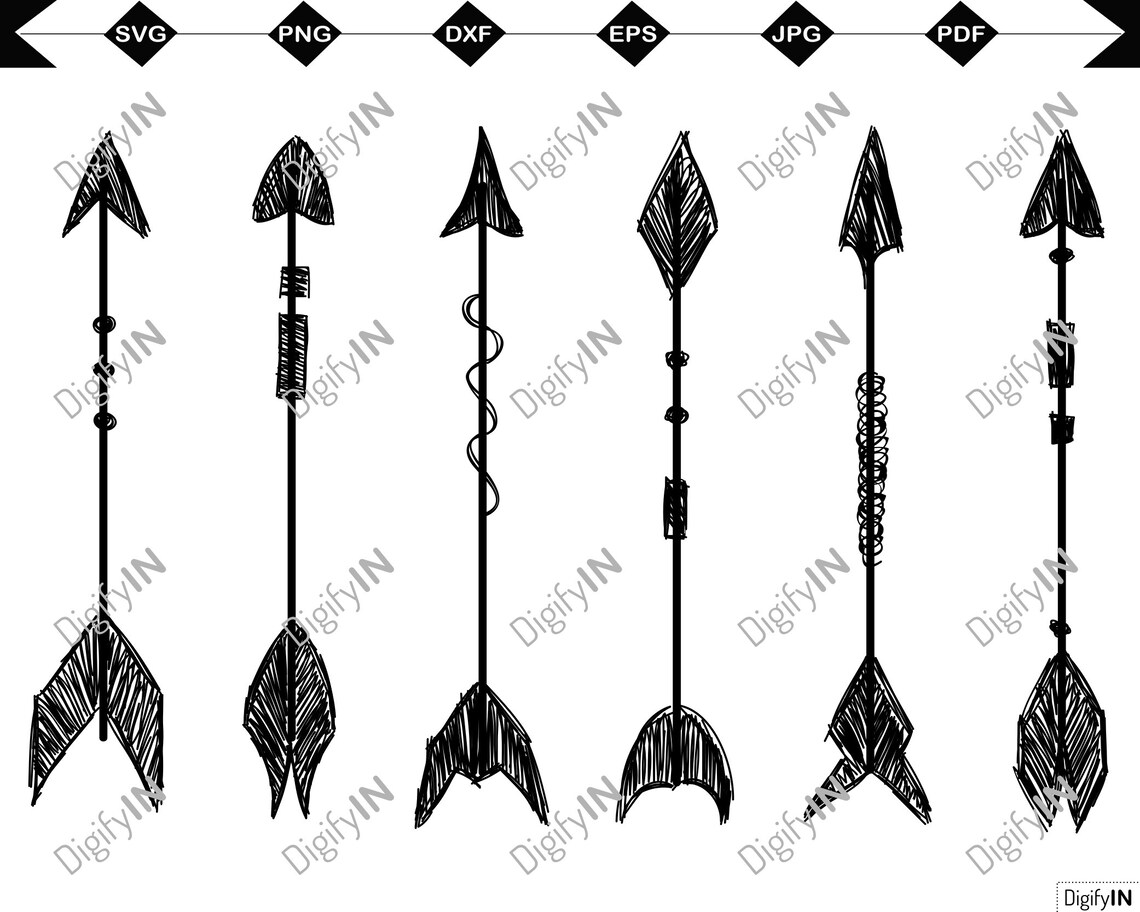 Flecha svg líneas de flecha svg flecha svg flecha cortada - Etsy España