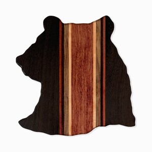 Dusty Bear Head Cheese Board | As-is or custom order wooden tray for serving charcuterie meat, cheese, or food.