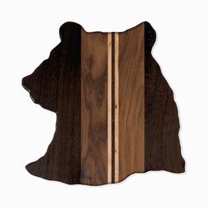 HoneyBear Bear Head Cheese Board | As-is or custom order wooden tray for serving charcuterie meat, cheese, or food.