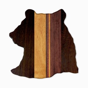 Roman Bear Head Cheese Board | As-is or custom order wooden tray for serving charcuterie meat, cheese, or food.