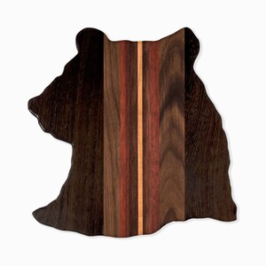 Omar Bear Head Cheese Board | As-is or custom order wooden tray for serving charcuterie meat, cheese, or food.