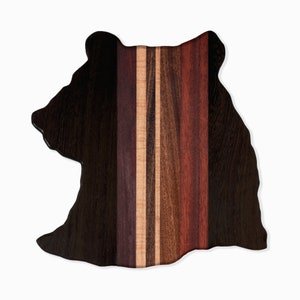 BillyBear Bear Head Cheese Board | As-is or custom order wooden tray for serving charcuterie meat, cheese, or food.