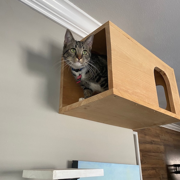 Cat House for on Wall Cat Tree - Multiple color options