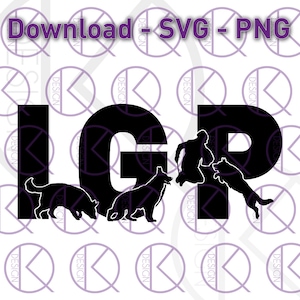 Schäferhund Hundesport IGP Schutzdienst Plotterdatei, Laserdatei, SVG, PNG