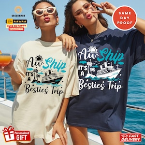 Best Friend Cruise Shirts, Matching Cruise Shirts for Girls Trip, Custom Vacation Comfort Colors Tee, Cruise Squad Gift