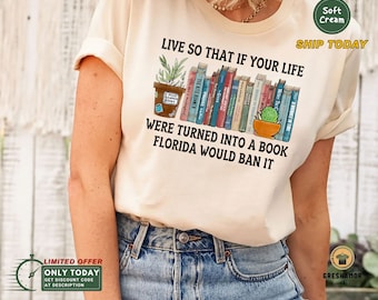 Banned Books T-Shirt: Funny Book Lover & Librarian Gift