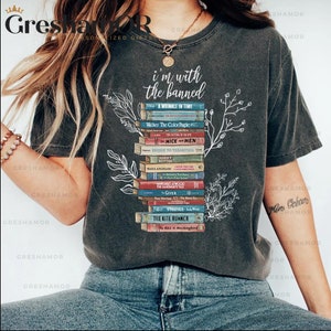 Banned Book T-shirt, I Read Banned Books Tee, Bookish Banned Books Shirt, Ban Books Sweatshirt, All Booked For Christmas Gift