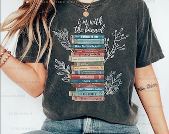 I Read Banned Books T-Shirt: Book Lover Tee