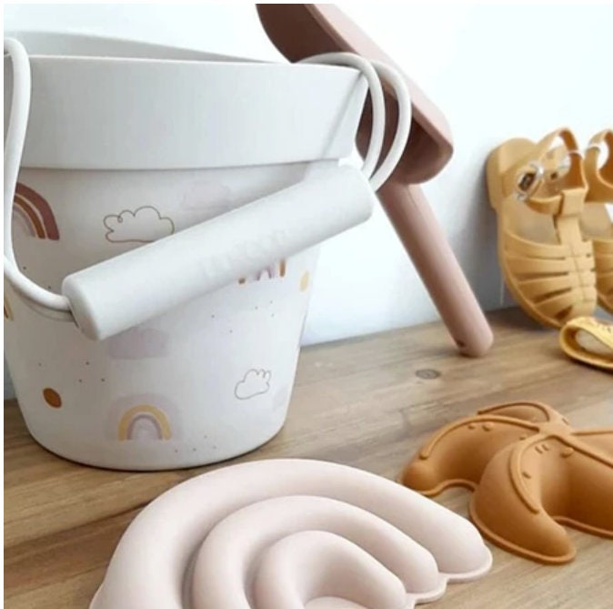 Beach Set X 6 Items Silicone Beach Set Beach Toys Kids Etsy UK