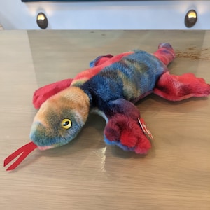 RARE Large Ty Dy Beanie Baby &quot;Lizzy&quot; - &quot;One of the Most Valuable Beanies&quot;