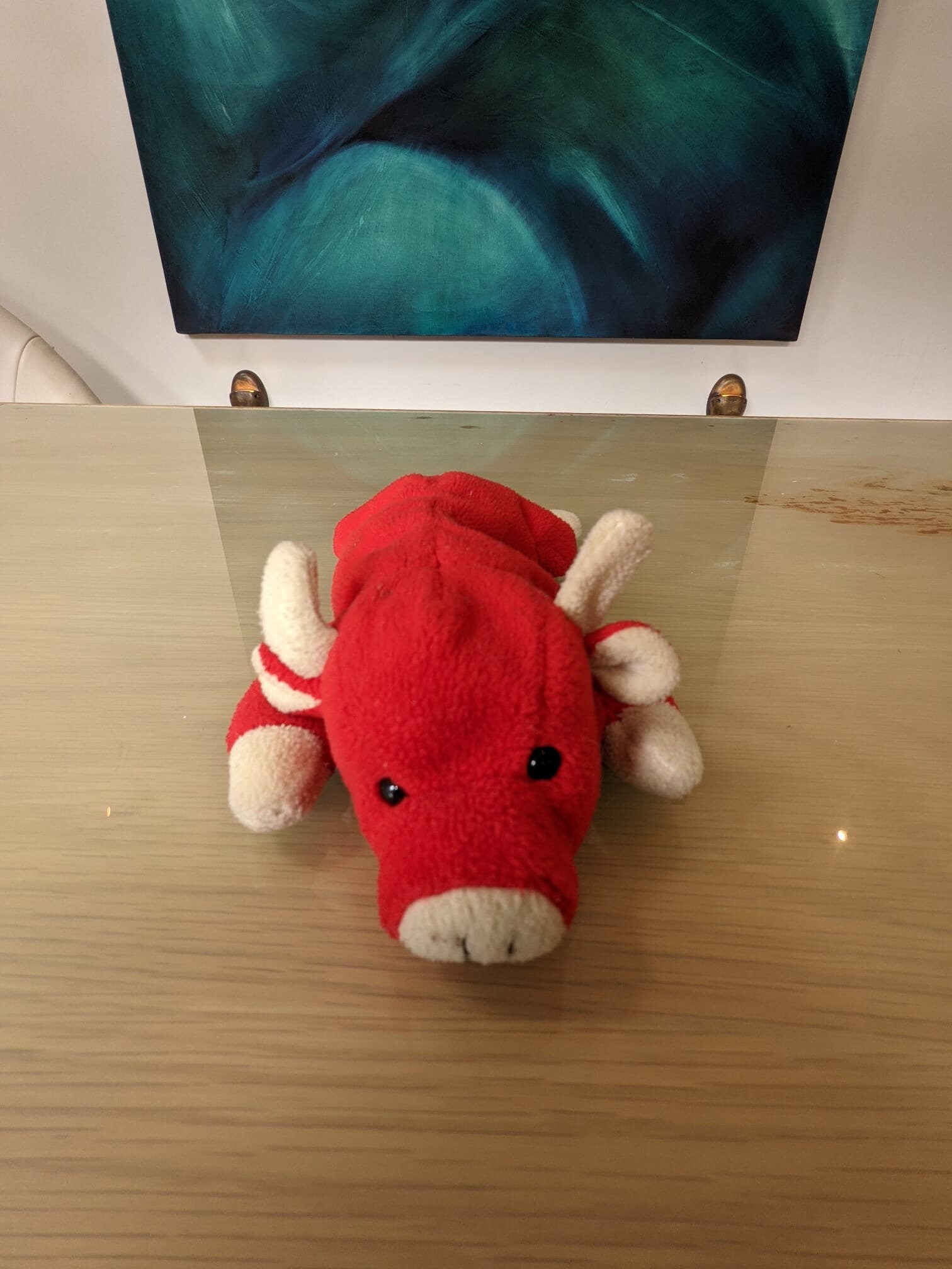 Red bull beanie baby no tag sales