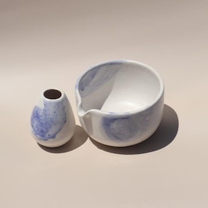 Handmade Ceramic Matcha Set | Chawan Tea Bowl | Chasen Holder Handmade| Perfect Gift for Matcha Lovers | Unique Gift For Her | Gift For Him