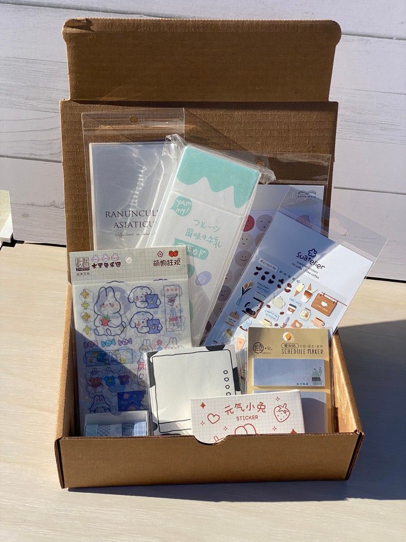 90pcs Journaling Stationery Mystery Box Stationary Set Etsy