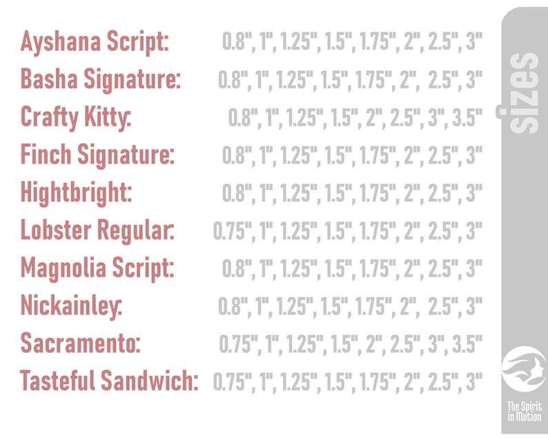 Script Embroidery Font Bundle #2 | 10 Hand-digitized Script Fonts ...