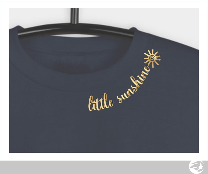 Custom Neckline Embroidery Design | PES, JEF, DST | Three Font Options | Birthday, Wedding & Christmas Embroidery image 4