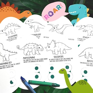 ¡Regalos de fiesta de dinosaurios! - 8 huevos de dinosaurio diferentes para bolsas de regalos, ideas de regalos, datos divertidos, regalos educativos, fiestas infantiles, fiestas infantiles