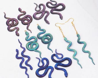 Detailed Silicone Snake Mold: Resin, Soap, Candle, Clay