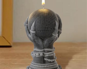 Witch Hand Candle Silicone Mold: Gothic Soapbar, Resin Casting