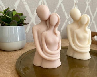 Embrace Couple Candle Mold | Romantic Aromatherapy Wax, Plaster, Resin