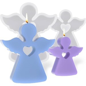 Moules Silicone Anges De Noël – Lot De 4 Formes 3D | Pour Résine, Béton, Plâtre, Décoration Festive