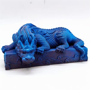 Intricate Oriental Dragon Silicone Mold: Resin, Soap, Candle Making