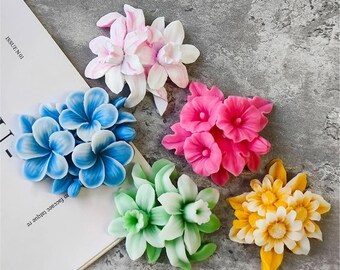 3-Piece Flower Silicone Mold | Candle, Soap, Resin Crafts