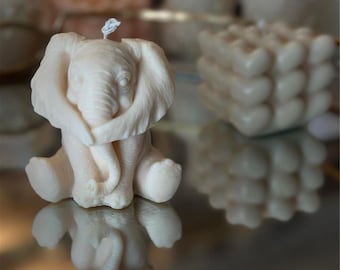 Elefant Kerze Silikonform | DIY Harz, Seife, Gips Handwerk
