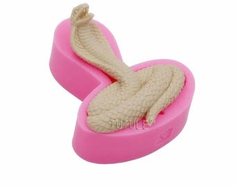 Cobra Silicone Mold: Resin, Soap, Candle Making