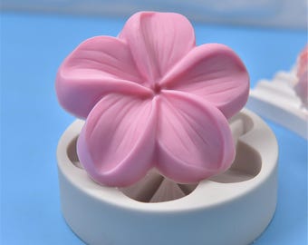 Moule en silicone fleur : fondant, chocolat, argile, savon