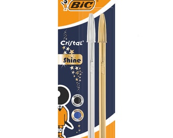 BIC Pack- 2 pens: Gold & Silver - Limited Edition 60th Anniversary